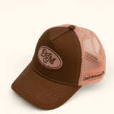 Von Dad Hat - Pink and Brown (Mini)