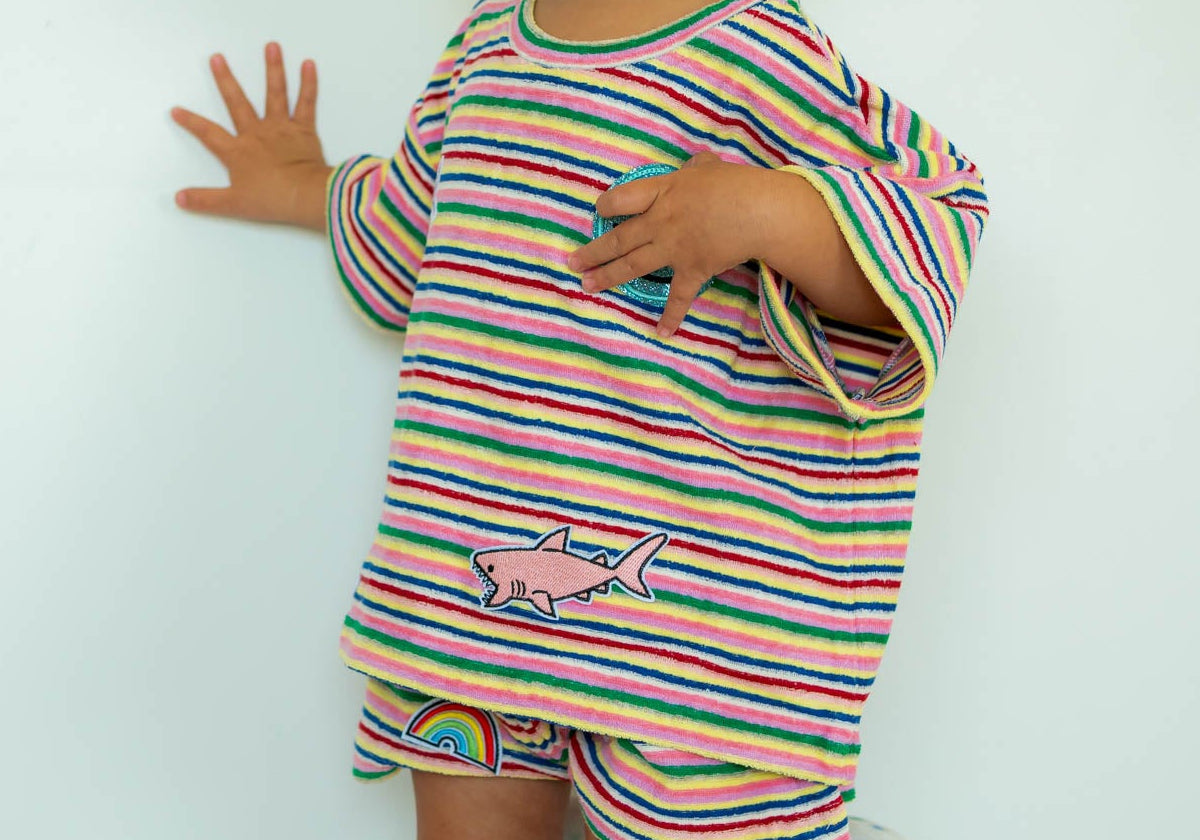 Core Memories Set in Rainbow Reef — cotton toddler set by Dad Dressed Me