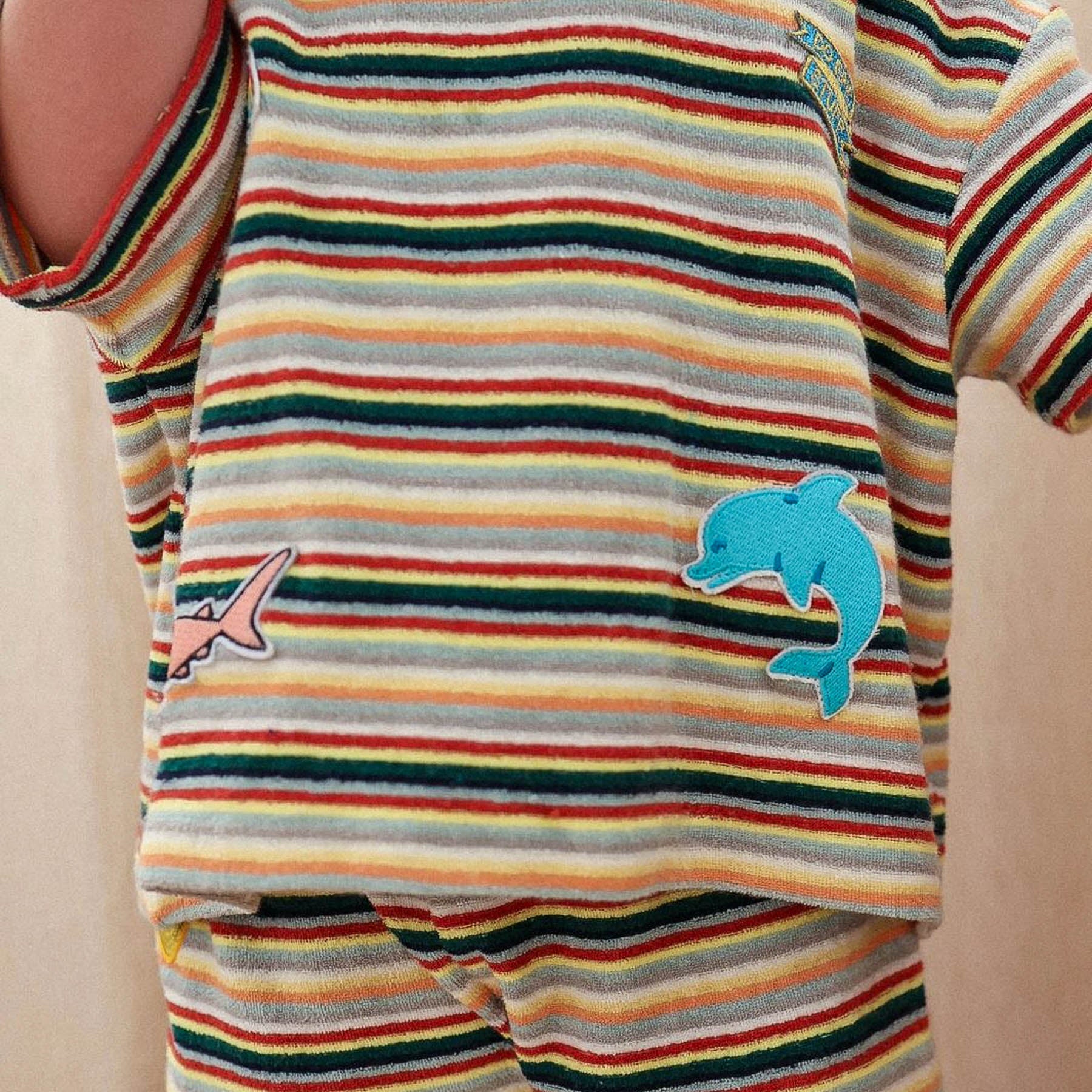 Golden Coast cotton tee and shorts set — Australian kidswear
