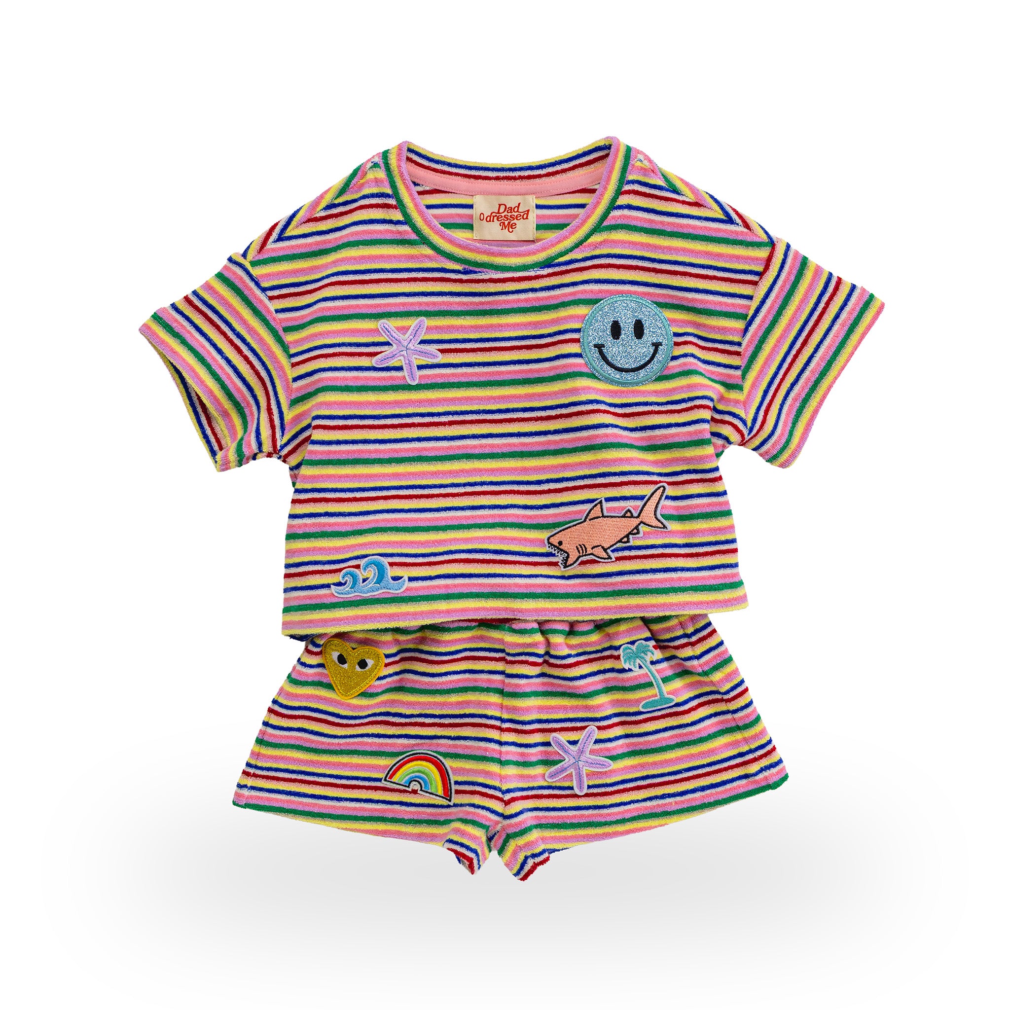 Rainbow Reef Core Memories Set detail — Dad Dressed Me toddler set