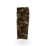 Garden Explorer Cargos in cotton camo – side, showing cargo pockets
