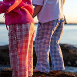 Kids blue dolphin pants styling — Dad Dressed Me