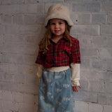 Weekender shirt (In red) Kids