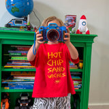 Hot Chippy Tee print — funky childrens clothes
