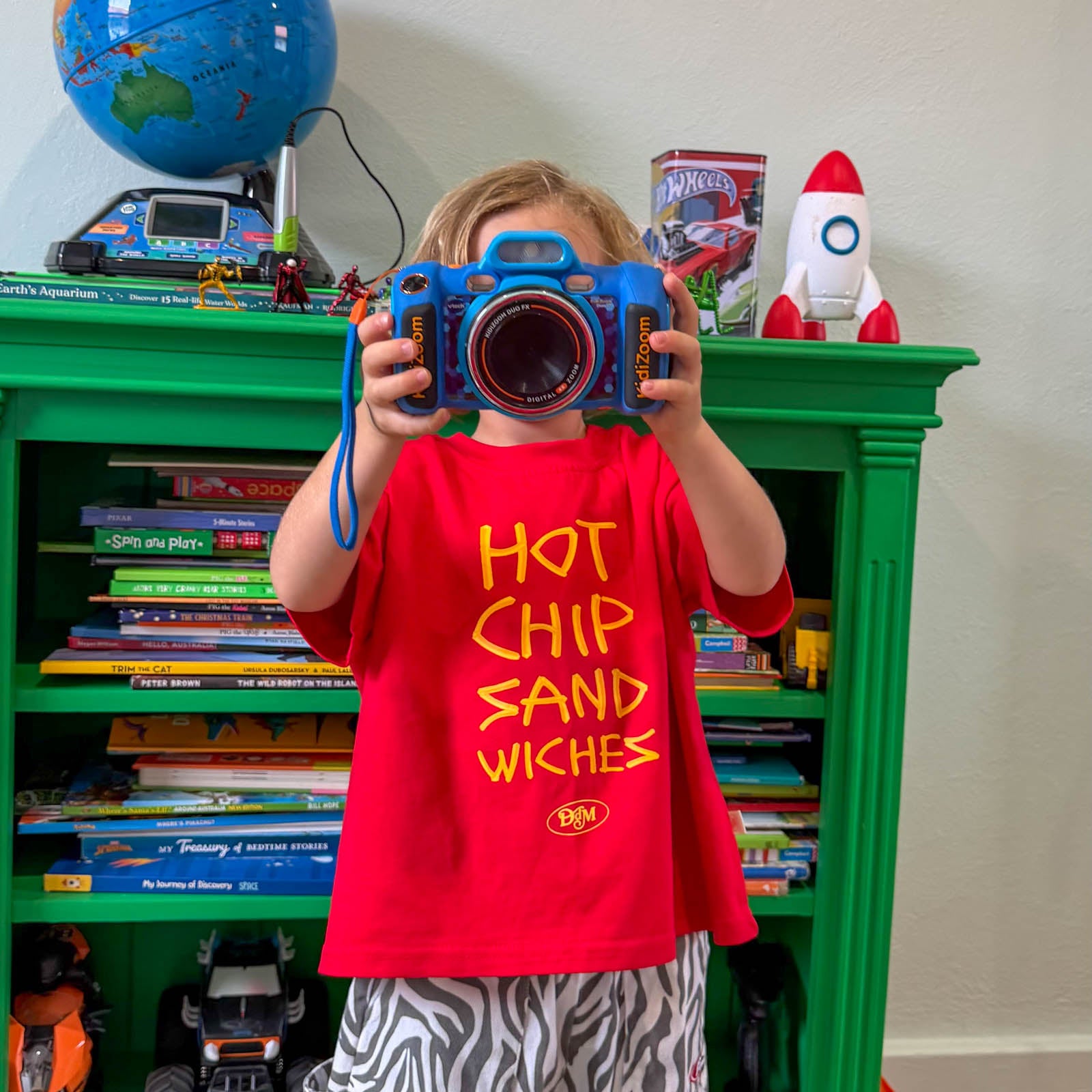 Hot Chippy Tee print — funky childrens clothes