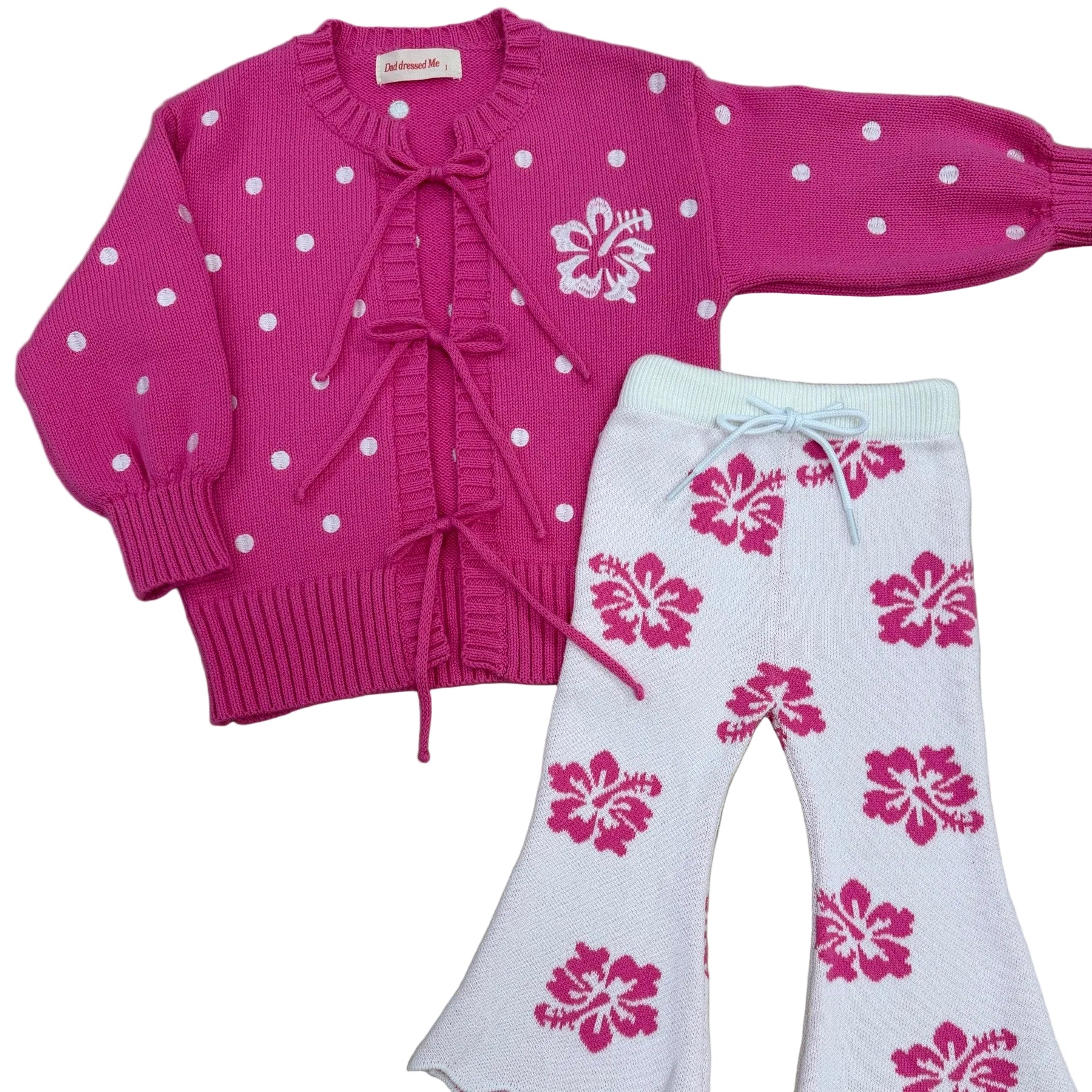 Tropical Trip tie-front cardi — Australian kidswear
