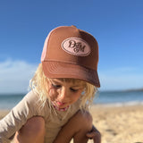 Von Dad Hat - Pink and Brown (Mini)