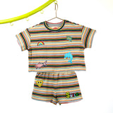 Toddler in Golden Coast Core Memories Set — retro kids clothes