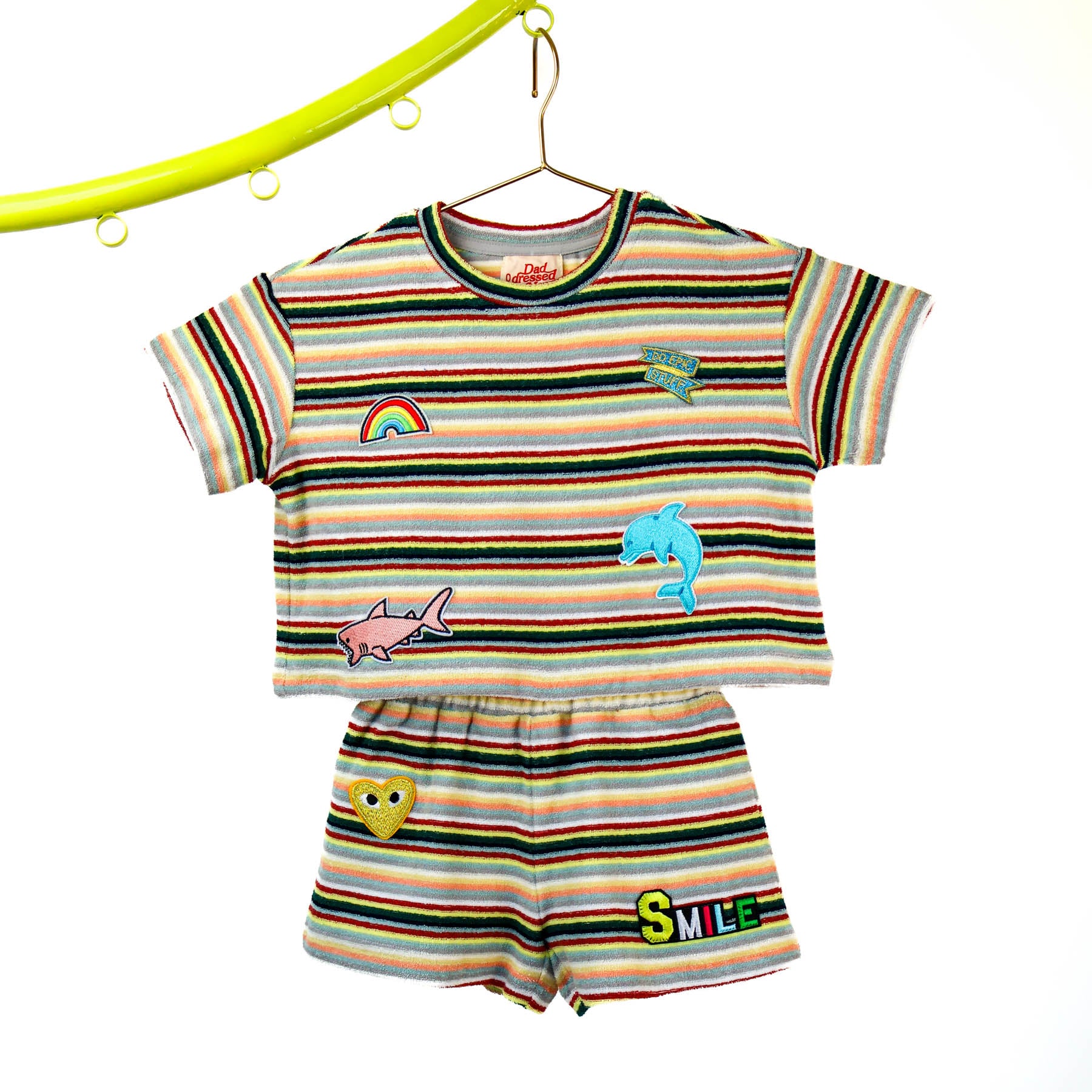 Toddler in Golden Coast Core Memories Set — retro kids clothes