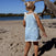 Sun Dress in Just Keep Swimming — dolphin knit kids dress by Dad Dressed Me